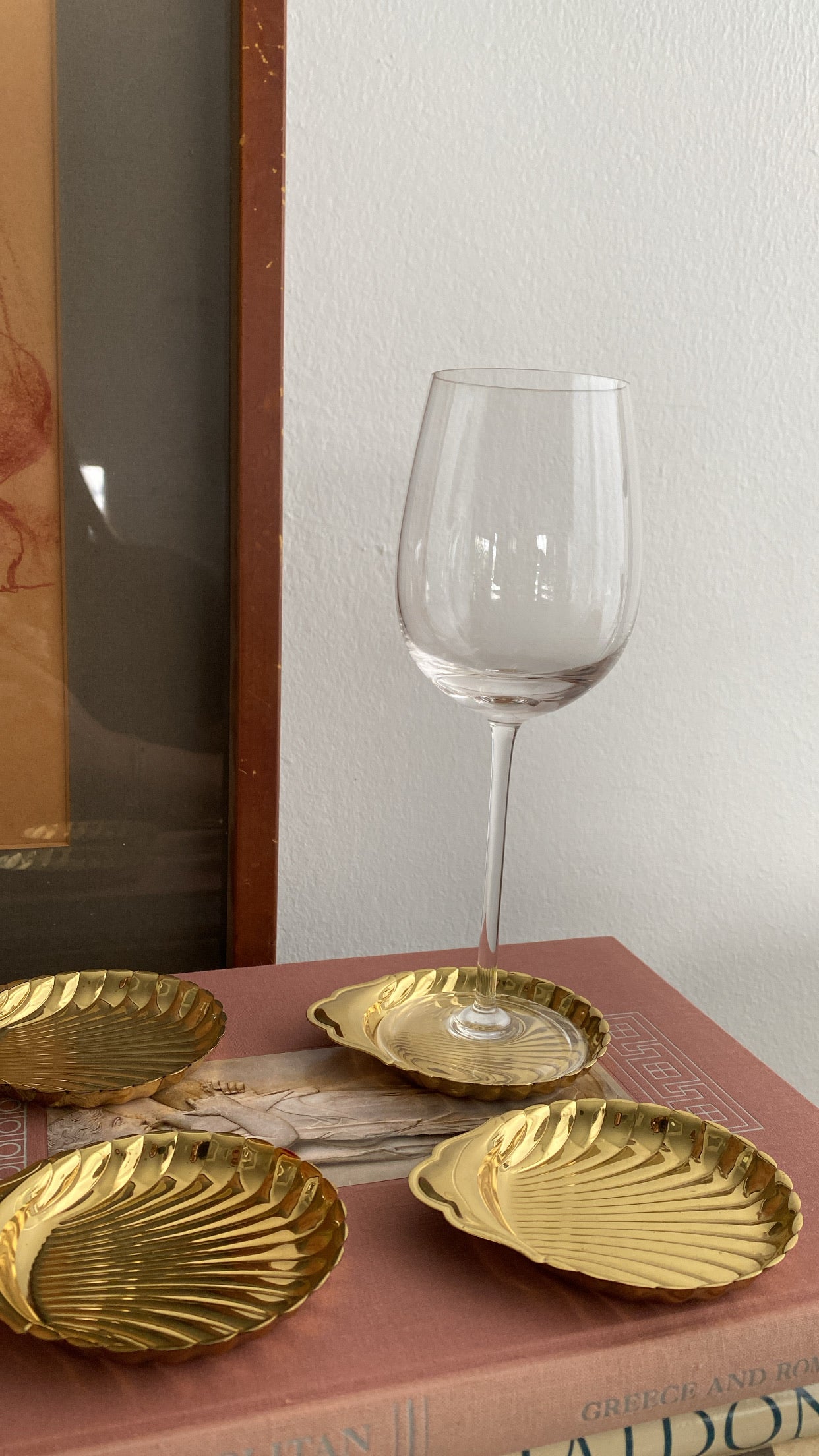 Mini Brass Shell Trinket Dishes