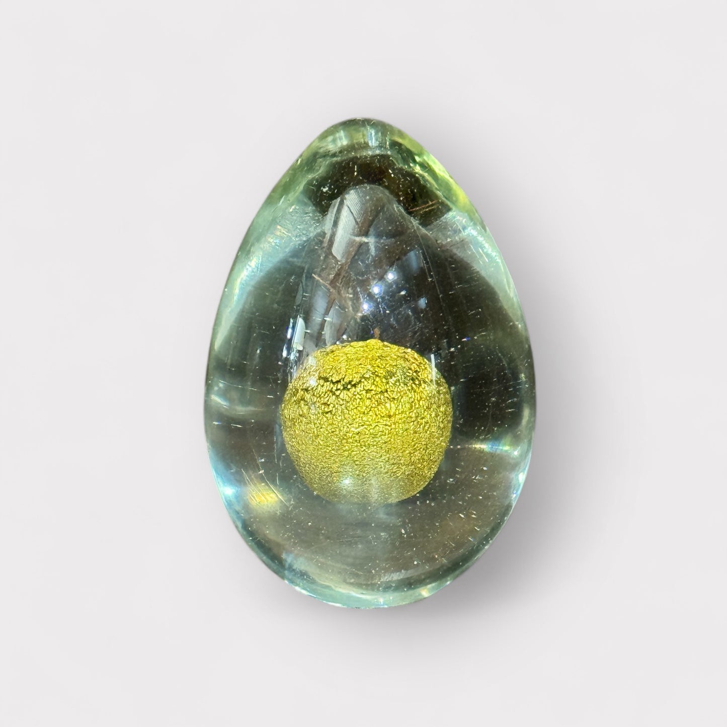 Venini Egg w/Gold Leaf