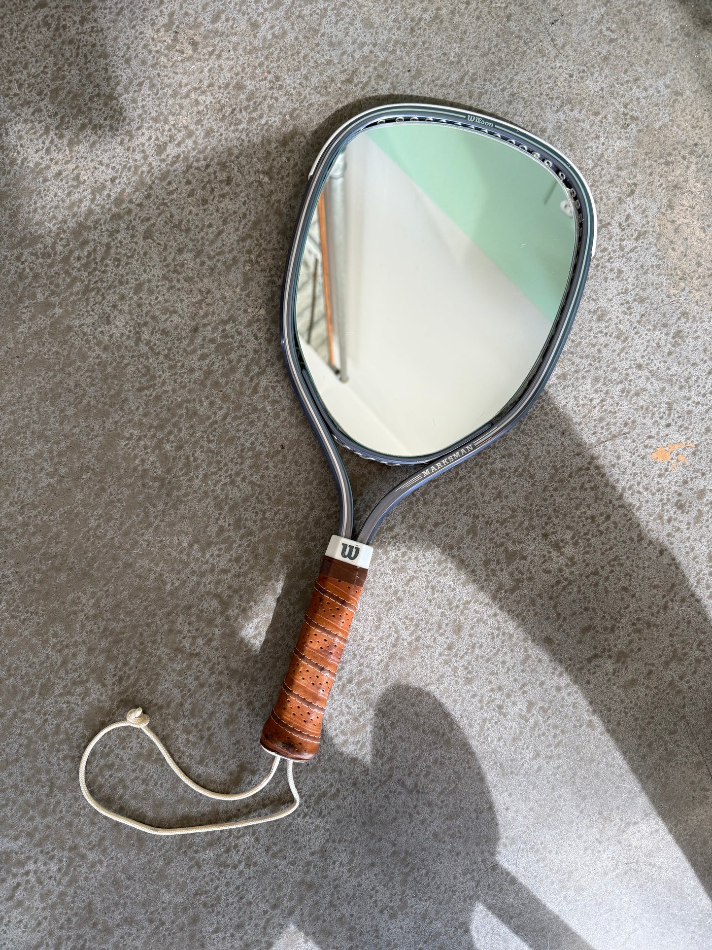 Vintage Wilson Marksman RacquetBall Mirror Racquet