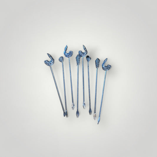 Shrimp & Shell Cocktail Forks (set of 8)