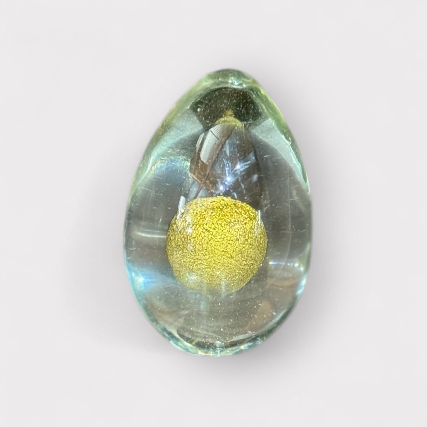 Venini Egg w/Gold Leaf
