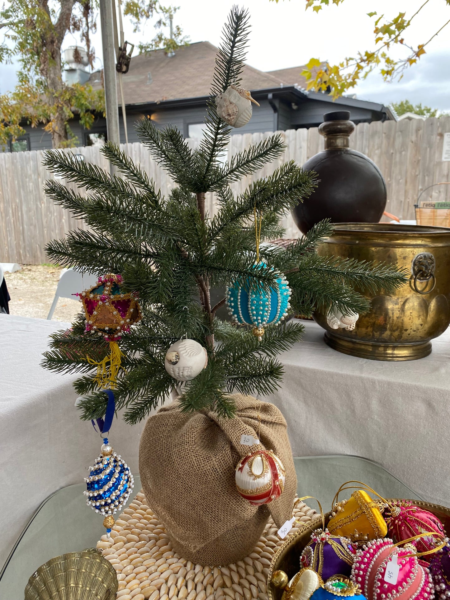 Vintage Handmade Beaded Ornament Prince