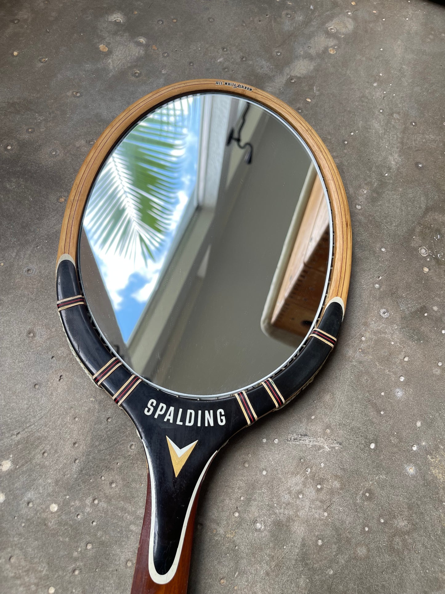 Spalding Pancho Gonzalez Racket Mirror