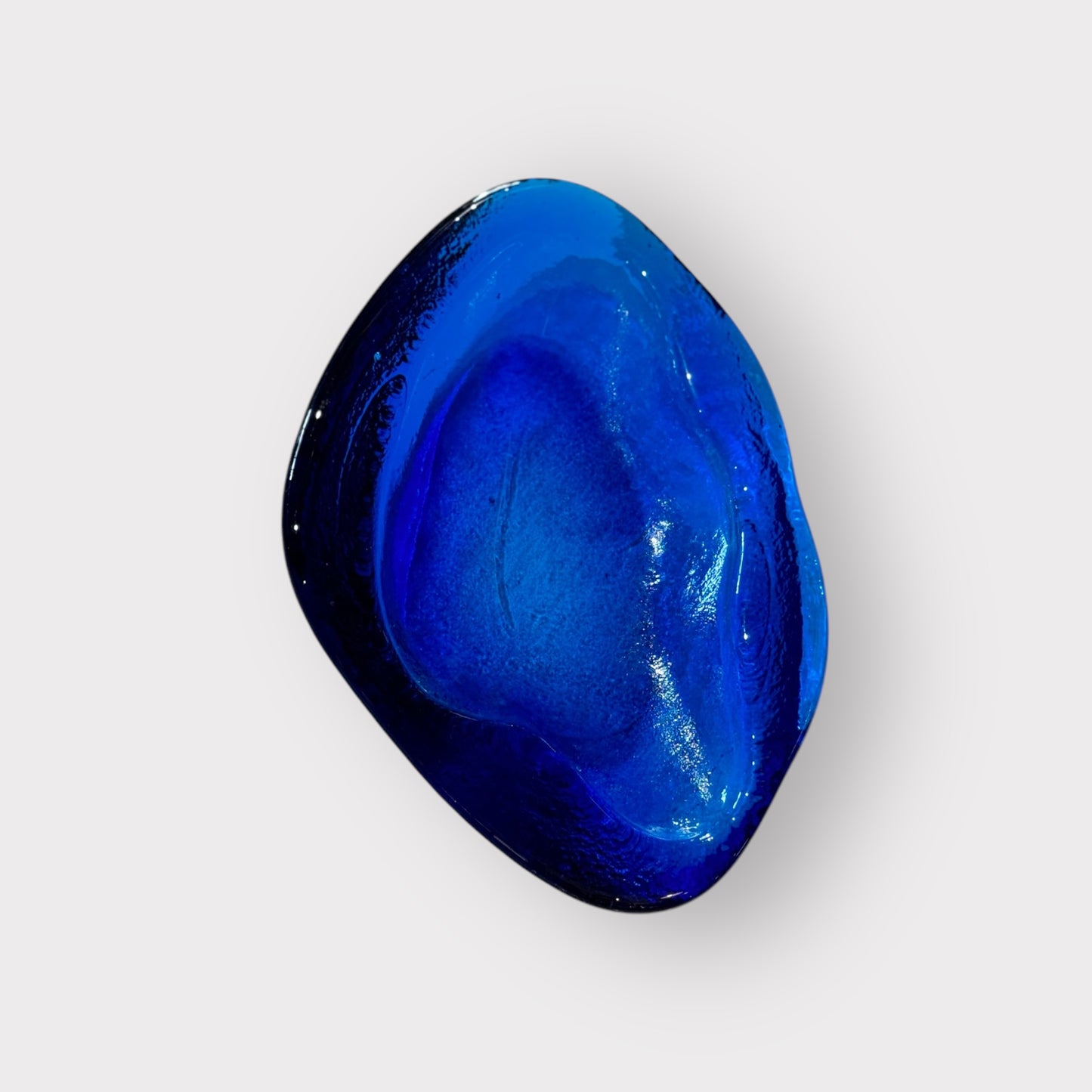 Blenko Blue Ashtray