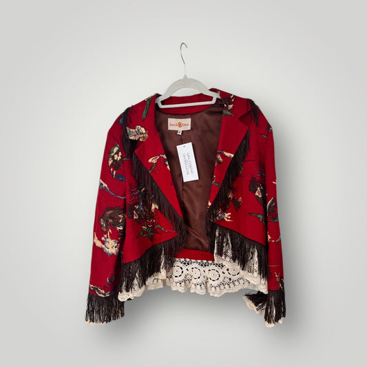 Vintage Ranch Wear CR Western Fringe Jacket