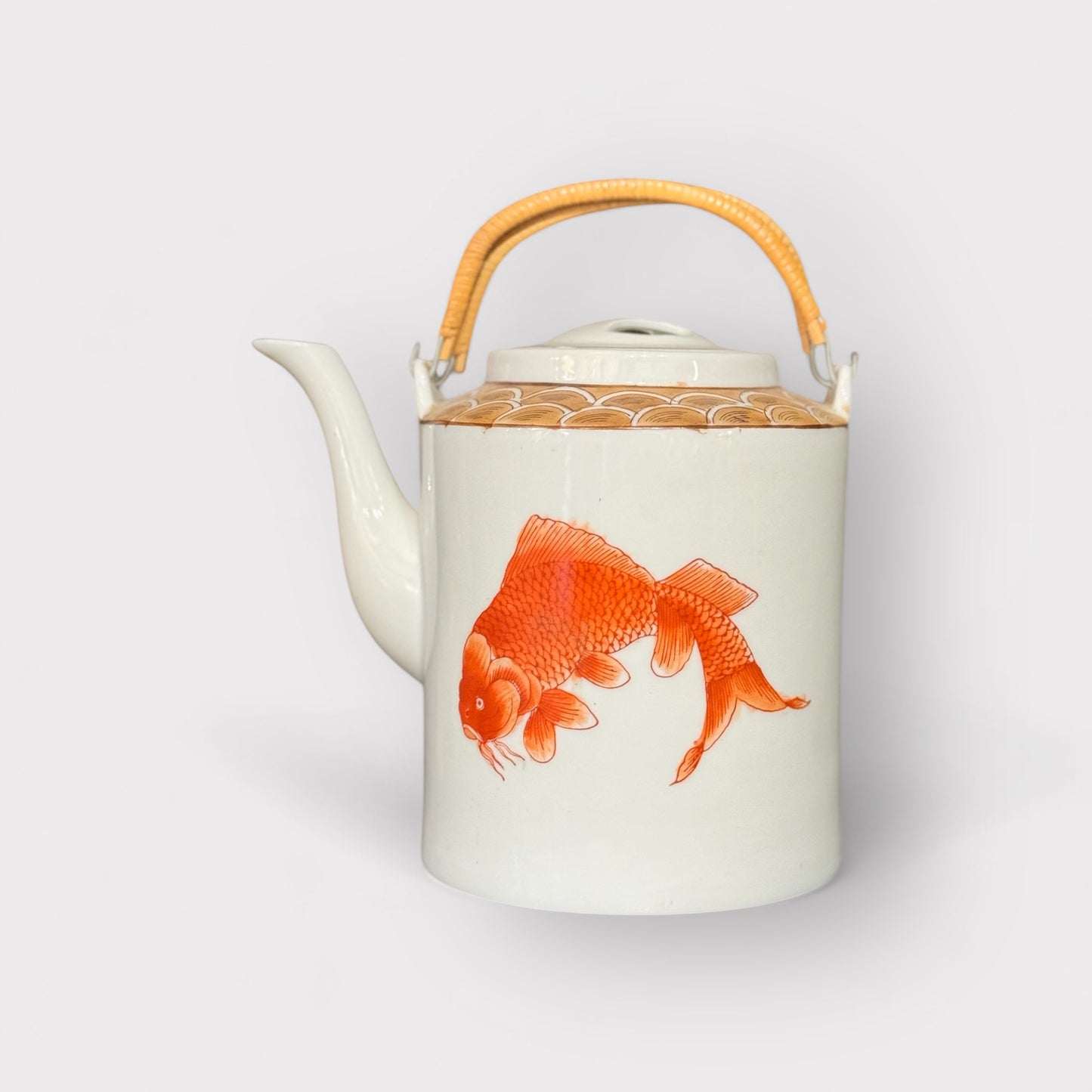 Gold Fish Tea Pot