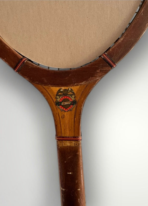 Lawford Vintage Tennis Racket Mirror