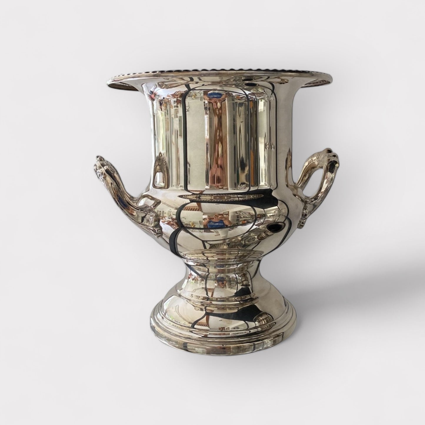 Polished Silver Champagne Bucket w/ Handles