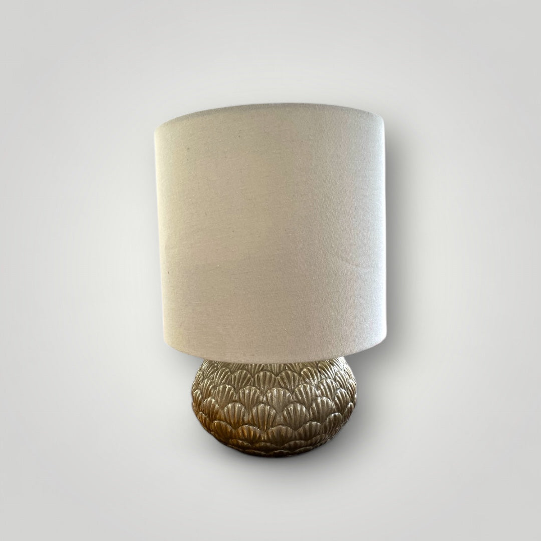 Pewter Shell Lamp