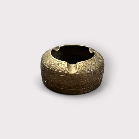 Brass Embossed Ashtray Vessel