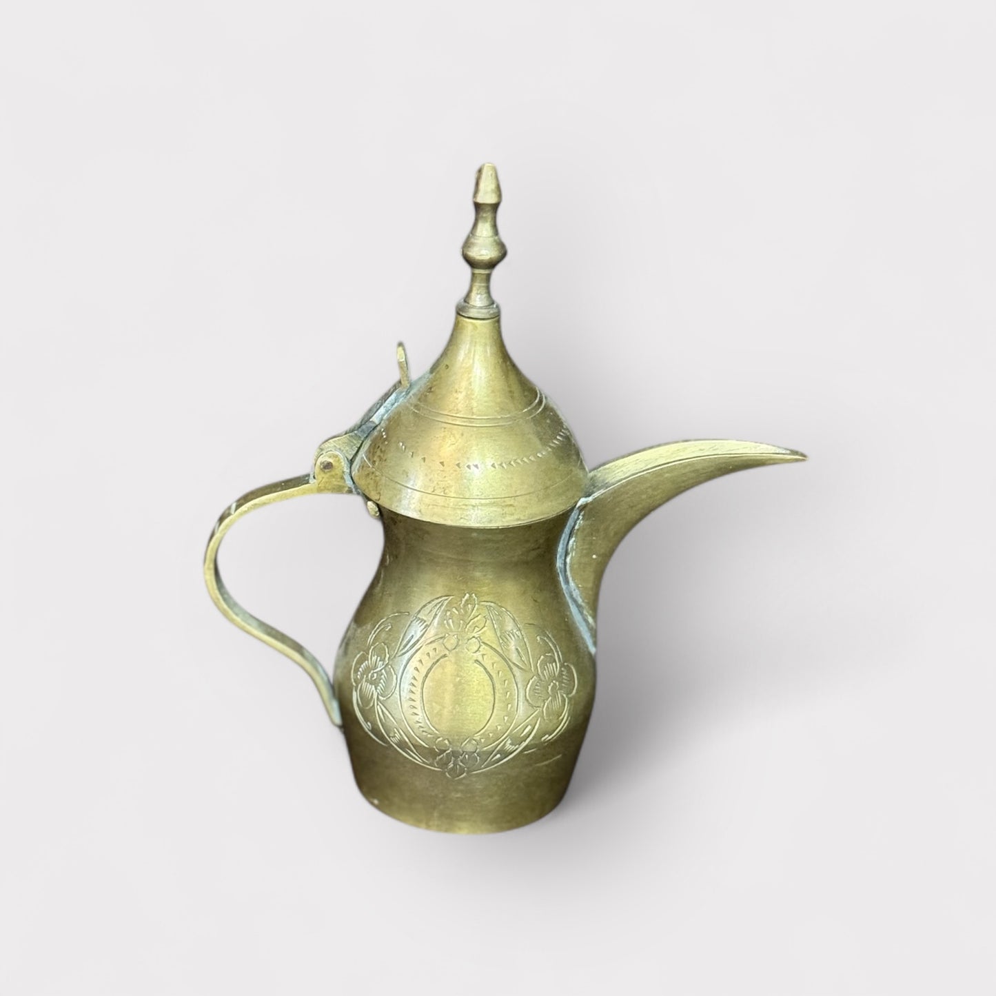 Brass Etched Mini Tea Pot