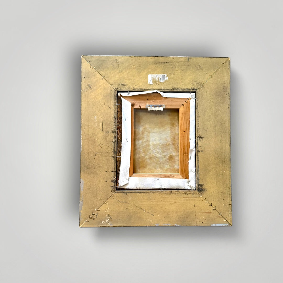 Italy Town Painting Ornate Frame