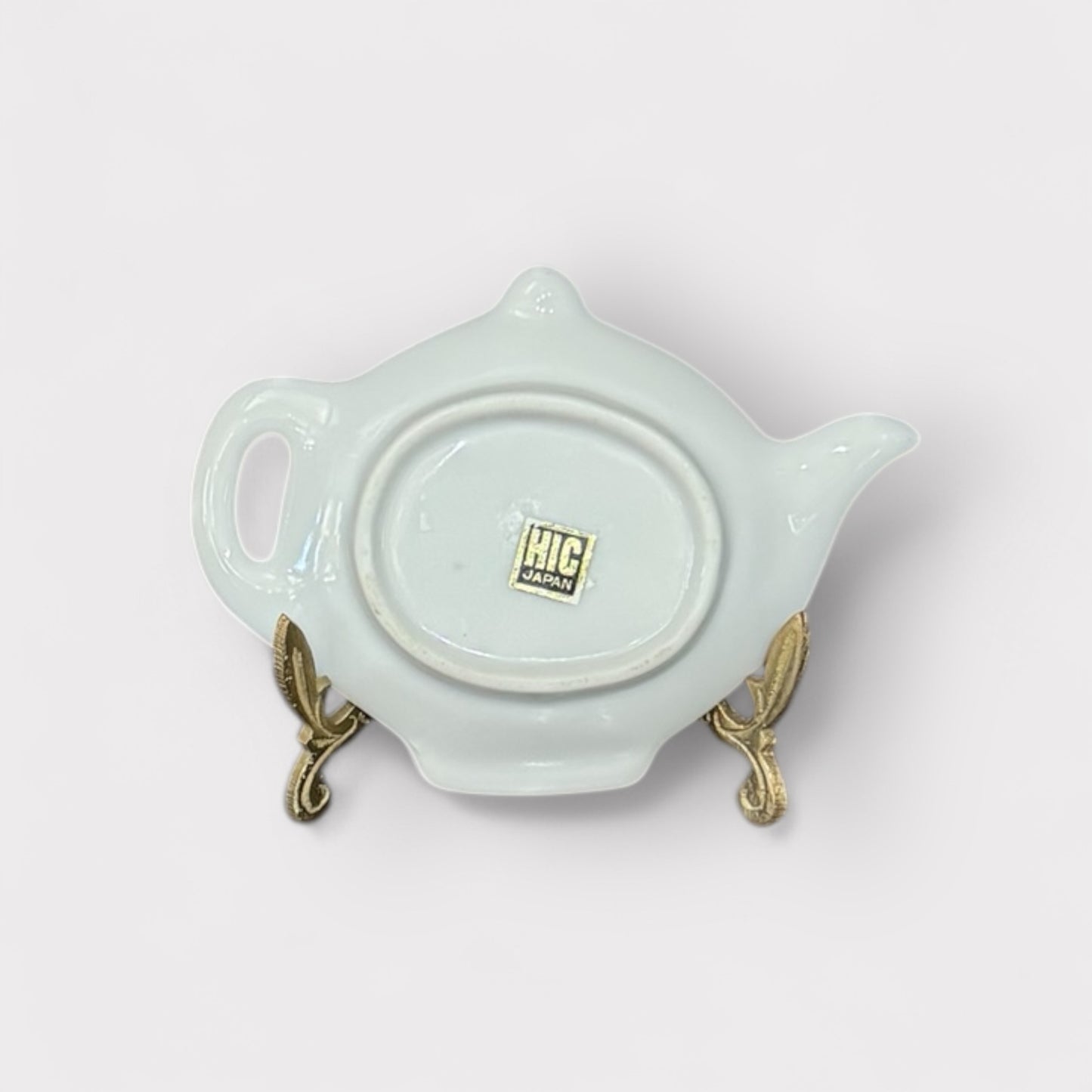 Tea Pot Spoon Holder (Blue & White)