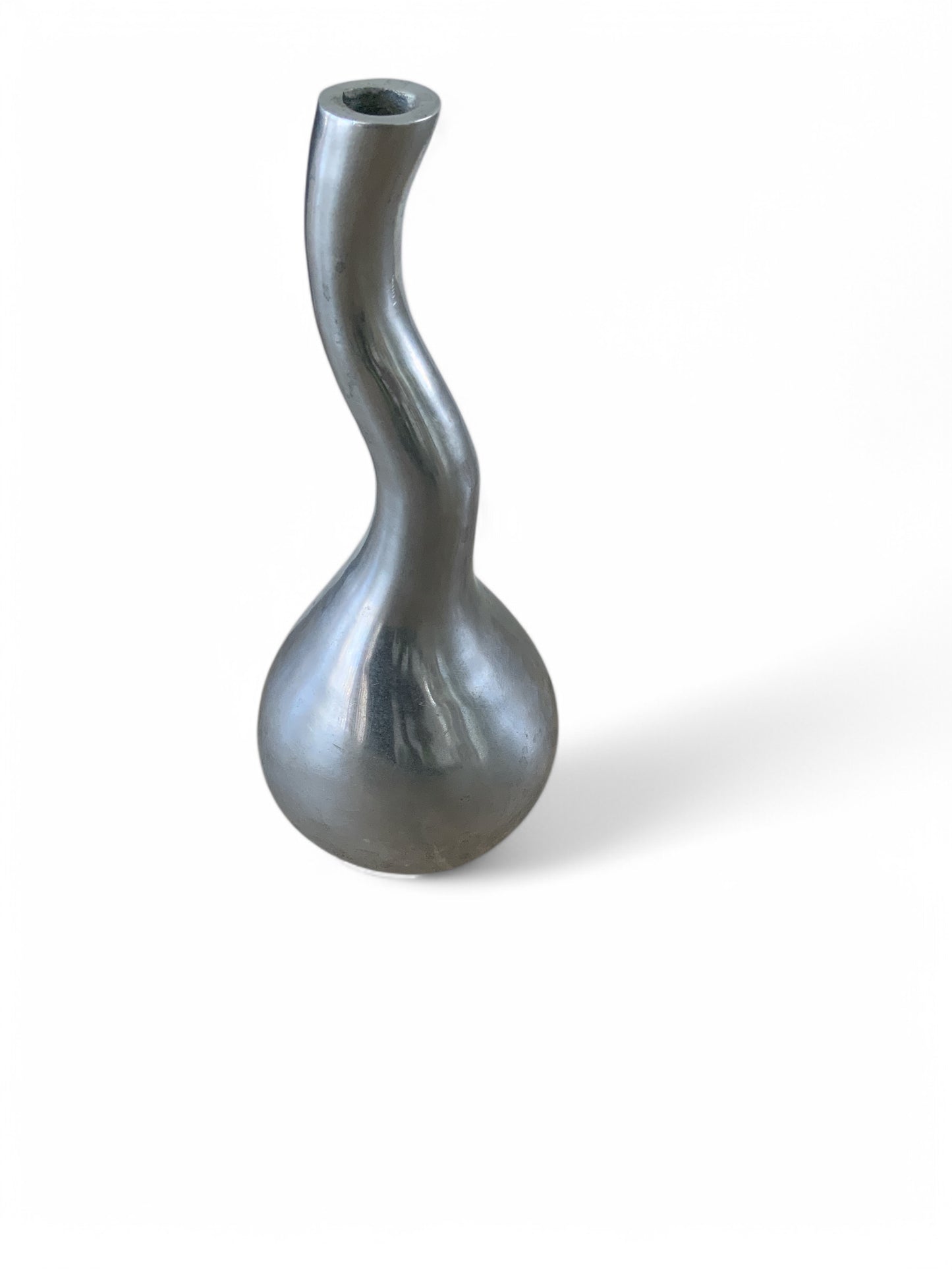 Sculptural Metal Vase
