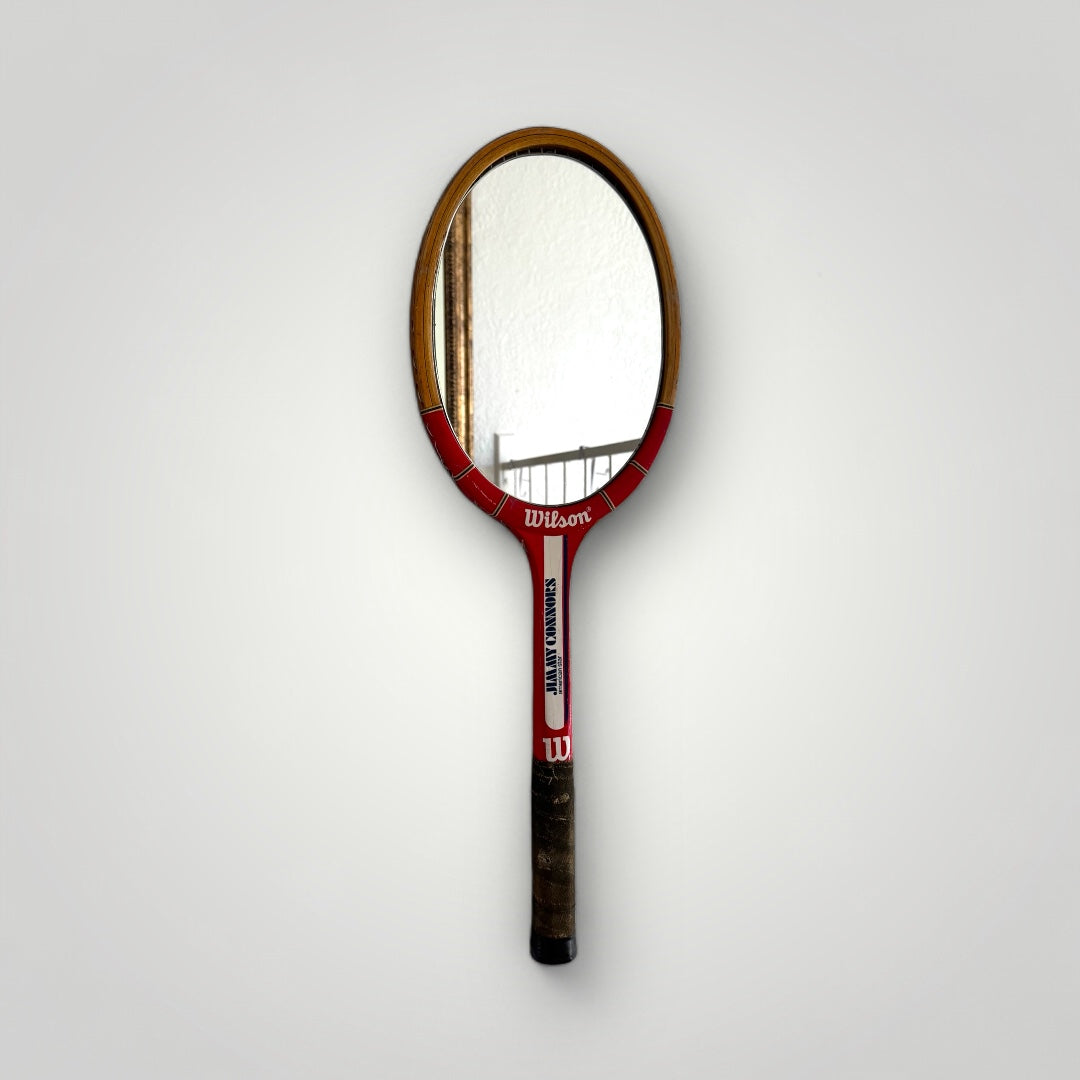 Jimmy Connors Vintage Racket Mirror
