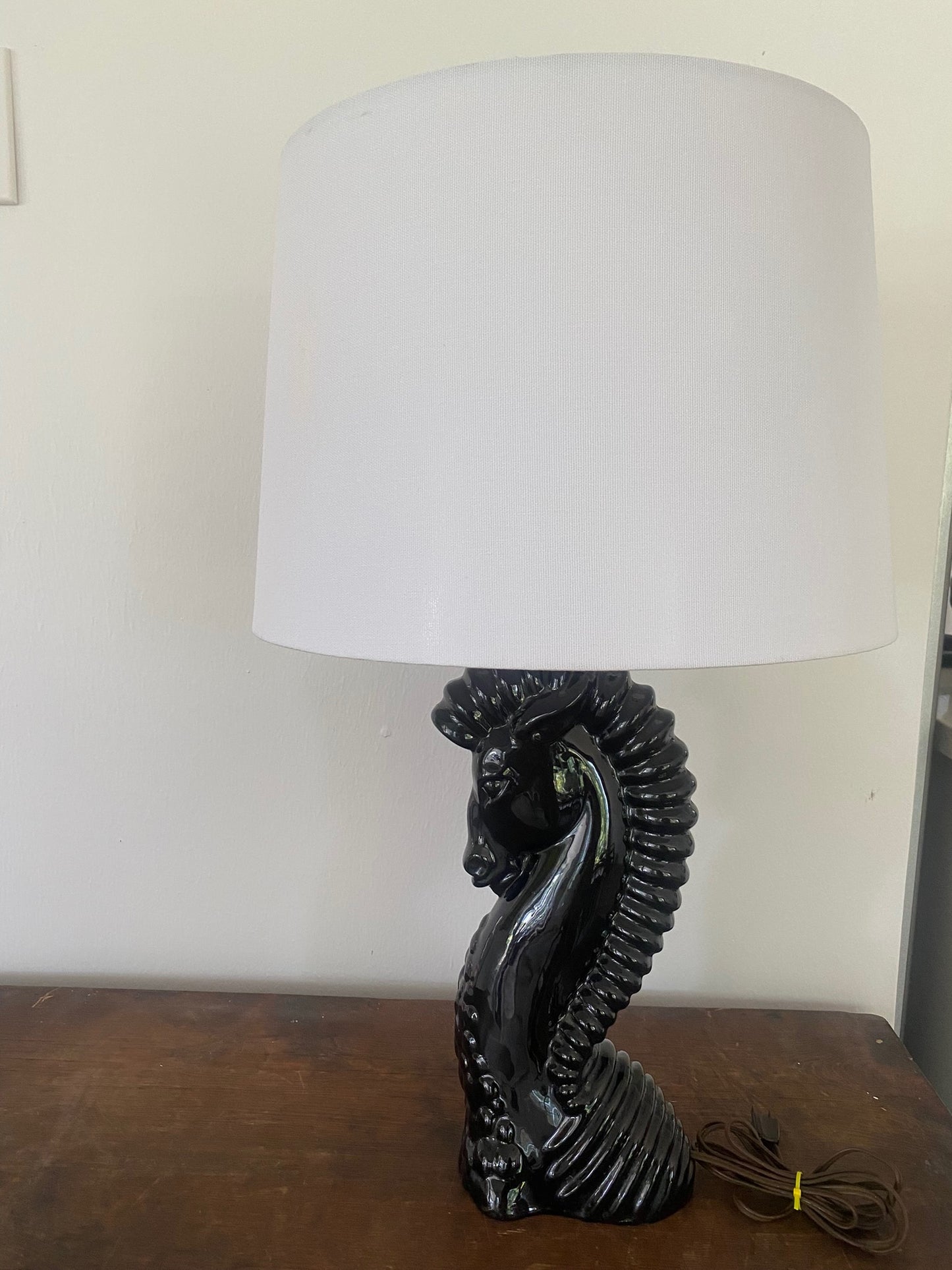 Art Deco Spartan Horse Lamp