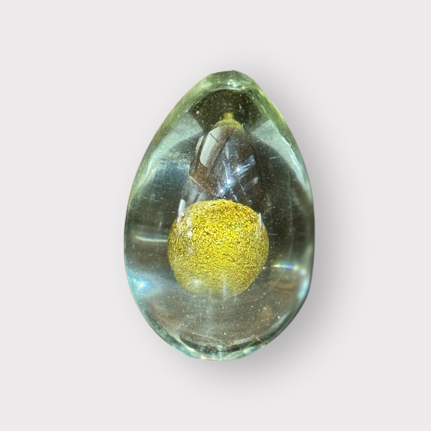 Venini Egg w/Gold Leaf