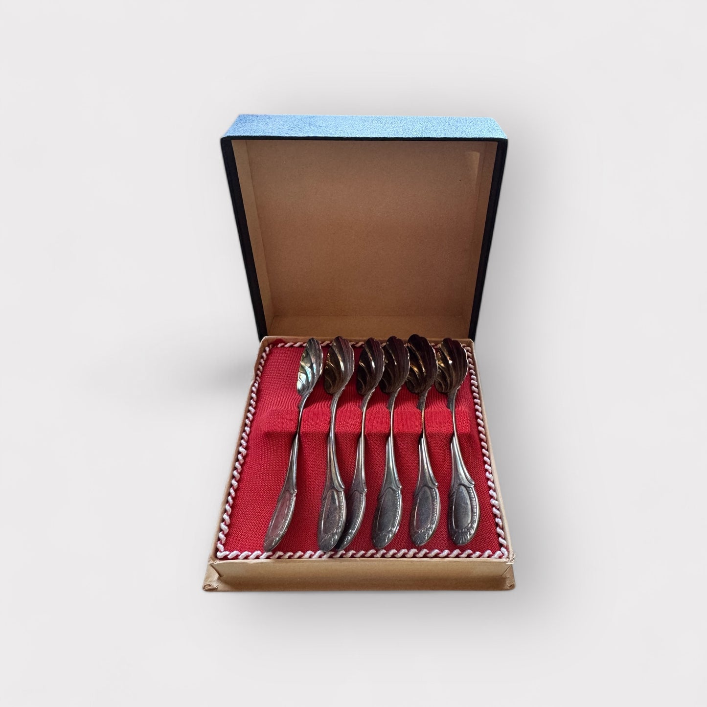 Bell Prada Silver Shell Serving Spoons (box set of 6)