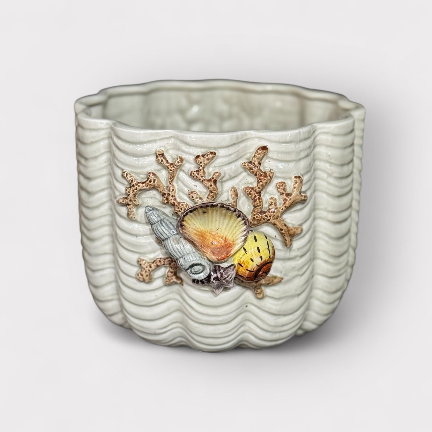 Vintage Fitz and Floyd Shell Planter