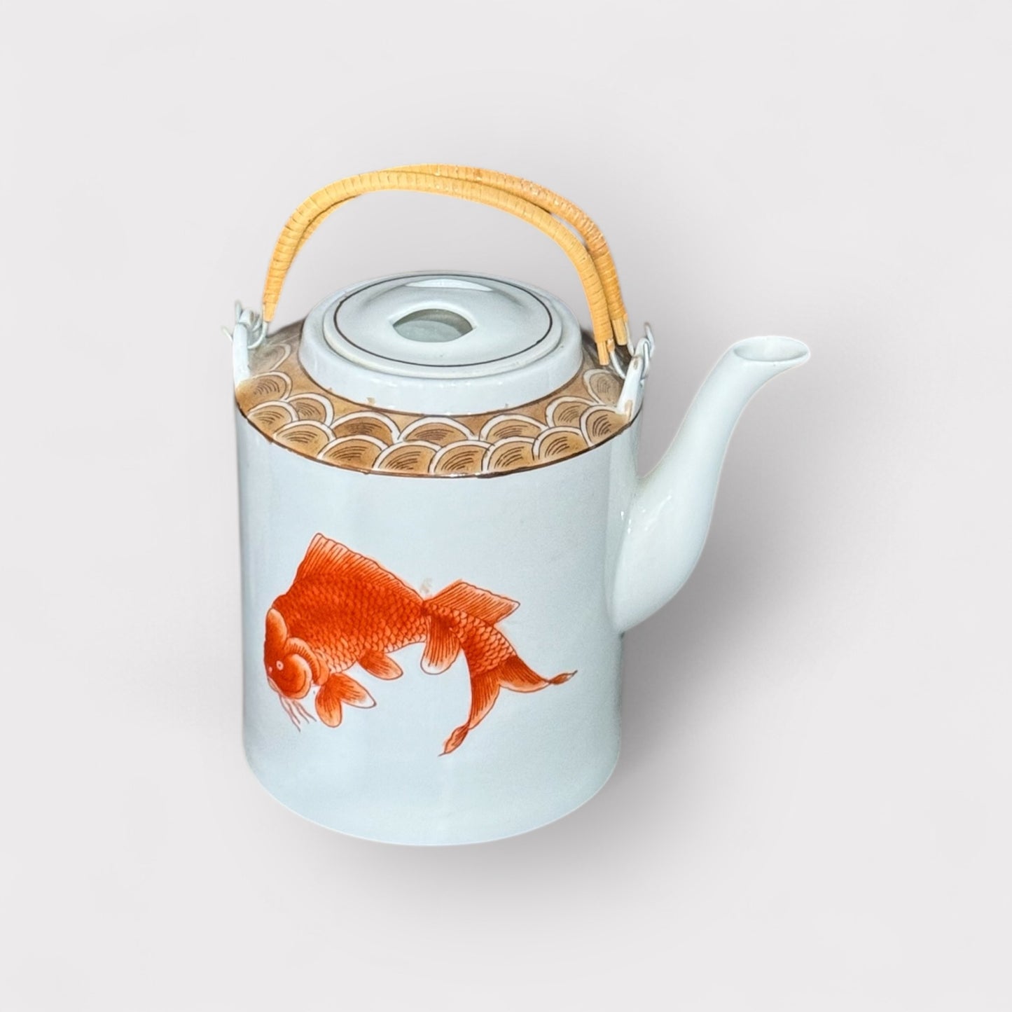 Gold Fish Tea Pot