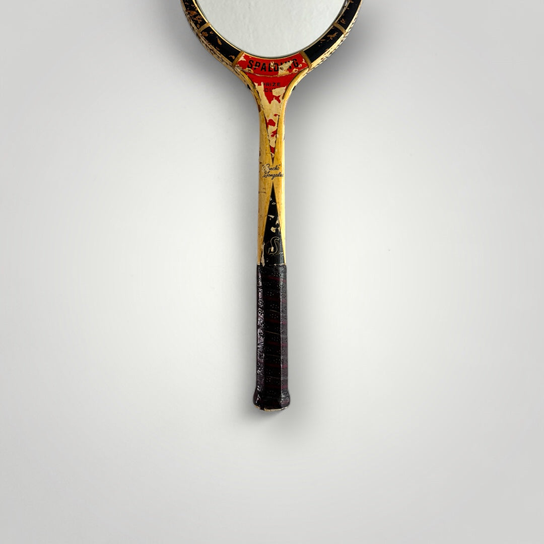 Spalding Pancho Gonzales Vintage Racket Mirror