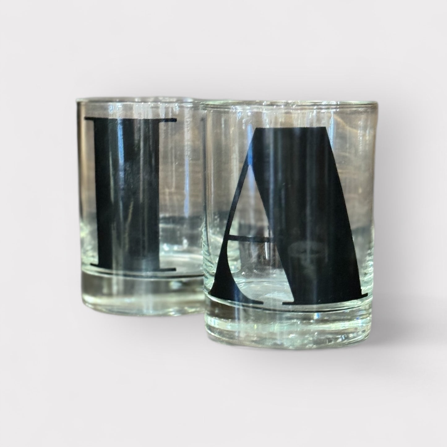 Monogrammed High Ball Glasses