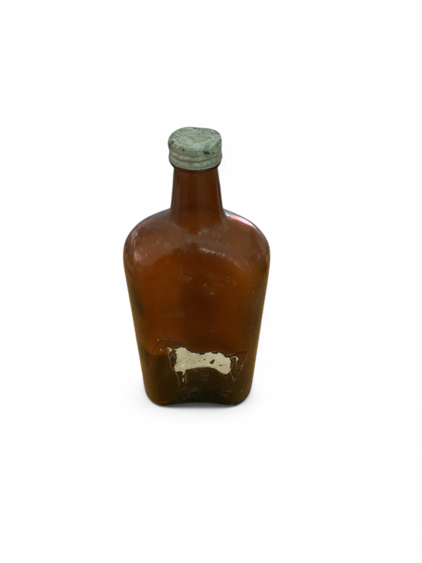 Vintage Brown Glass Bottle