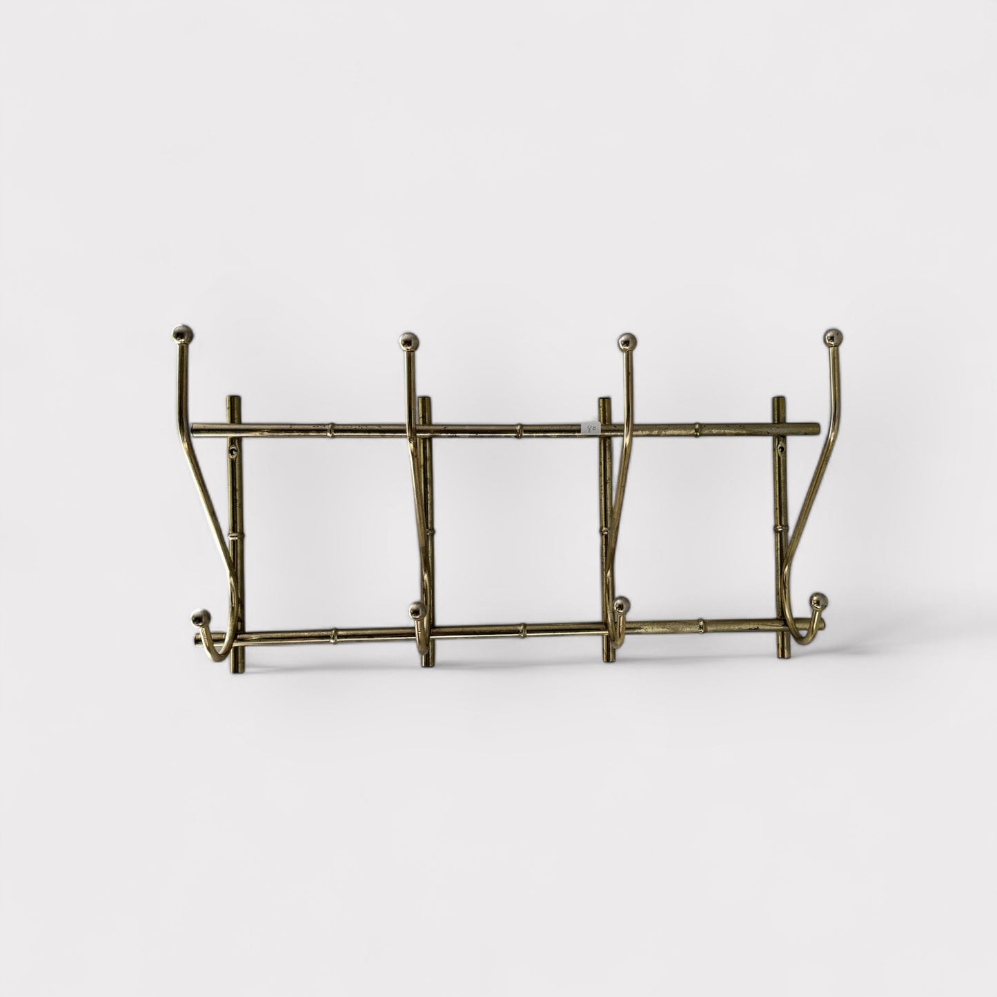 Brass Hollywood Regency Coat Rack