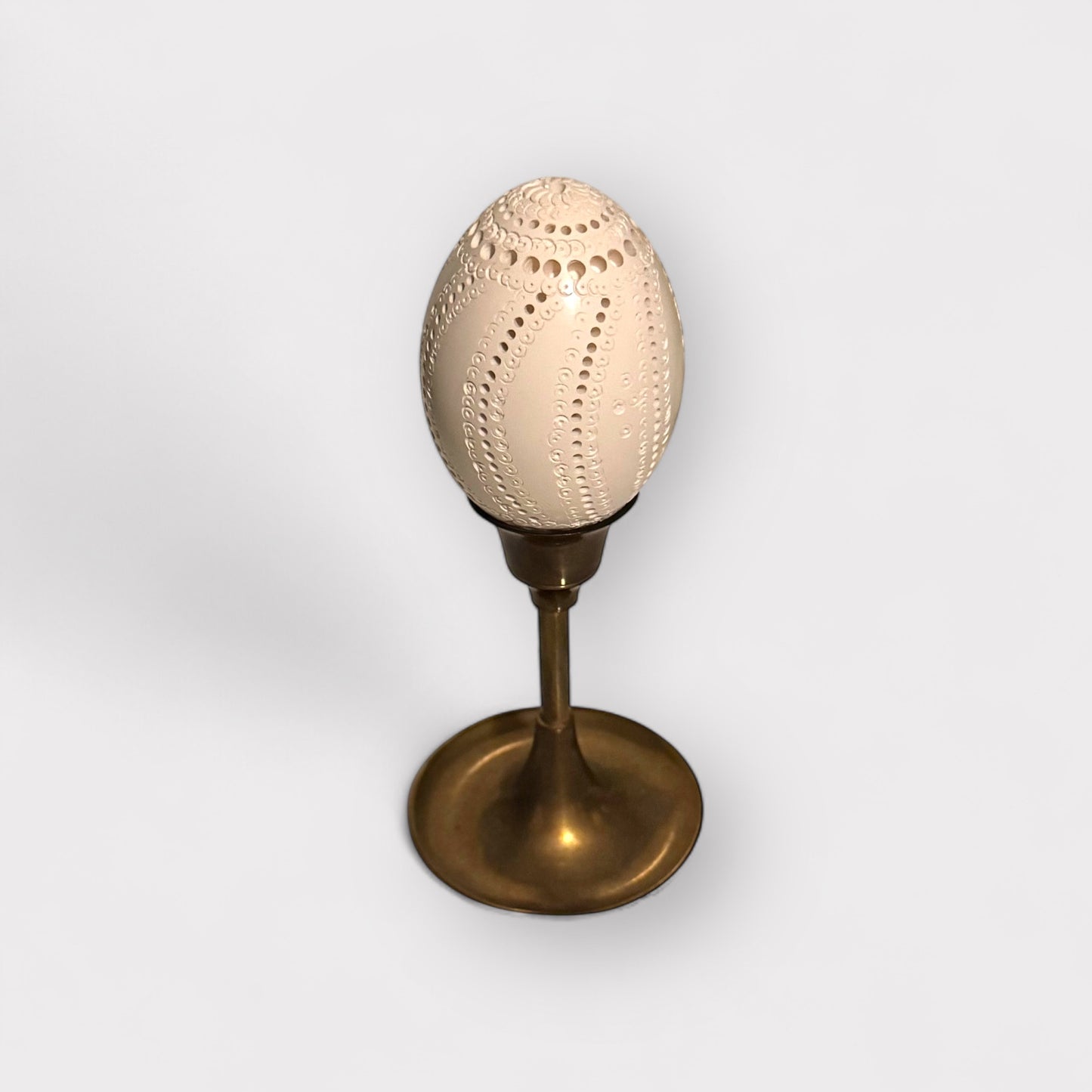 Carved Meerschaum Style Egg