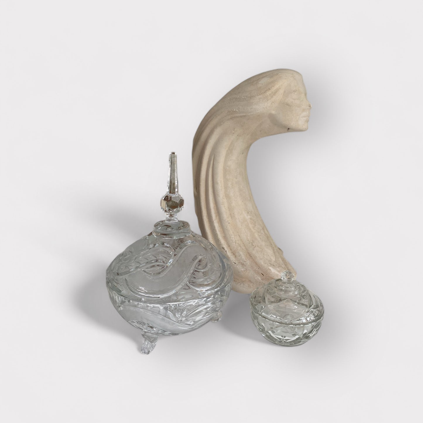 Postmodern 1980s Women in the Wind Sculpture