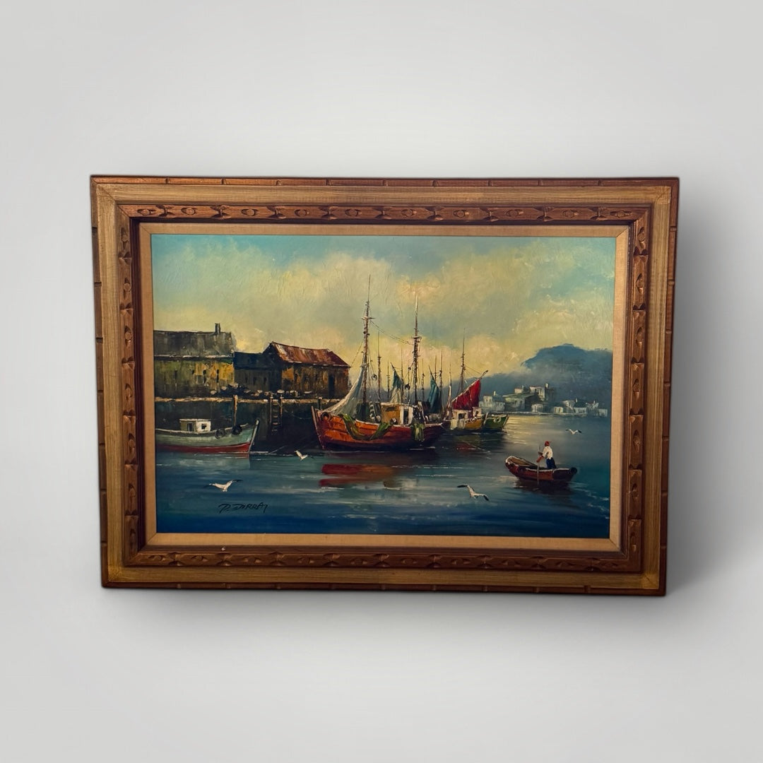 Large Sailboat Painting