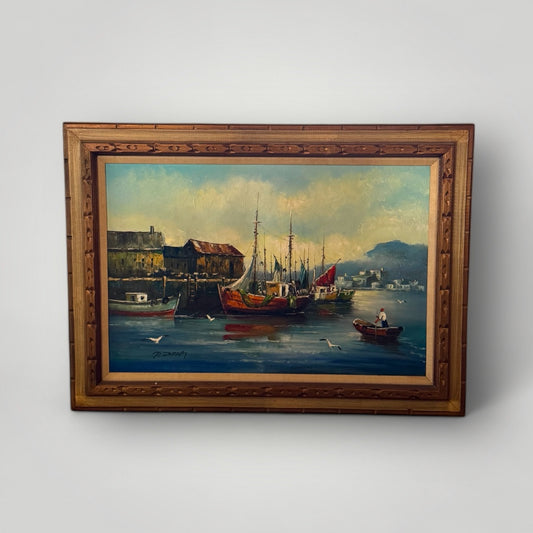 Large Sailboat Painting