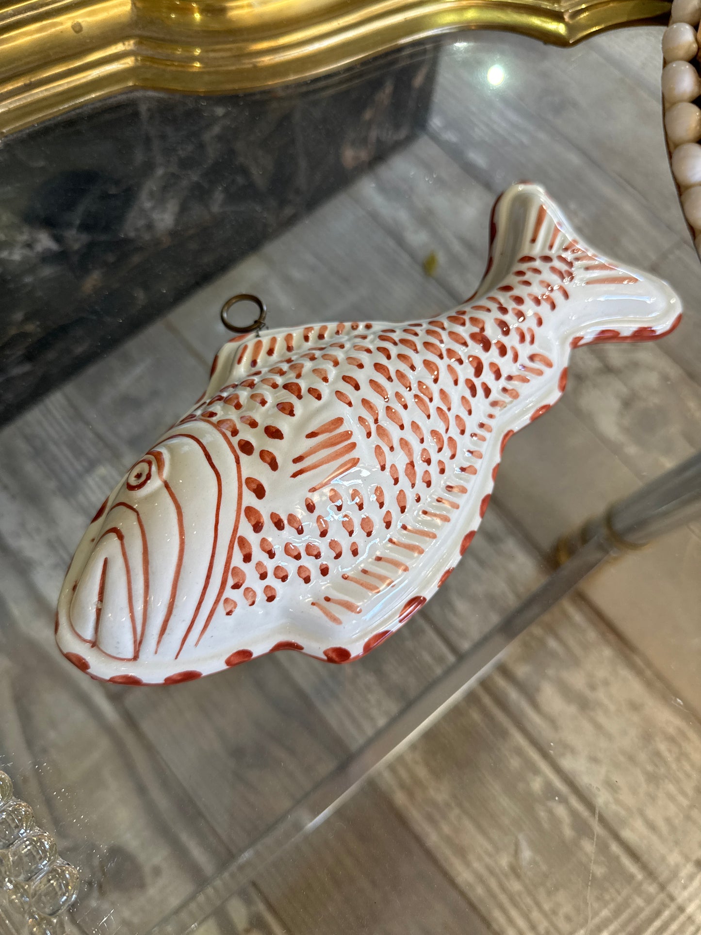 Ceramic Hand painted Fish Mold