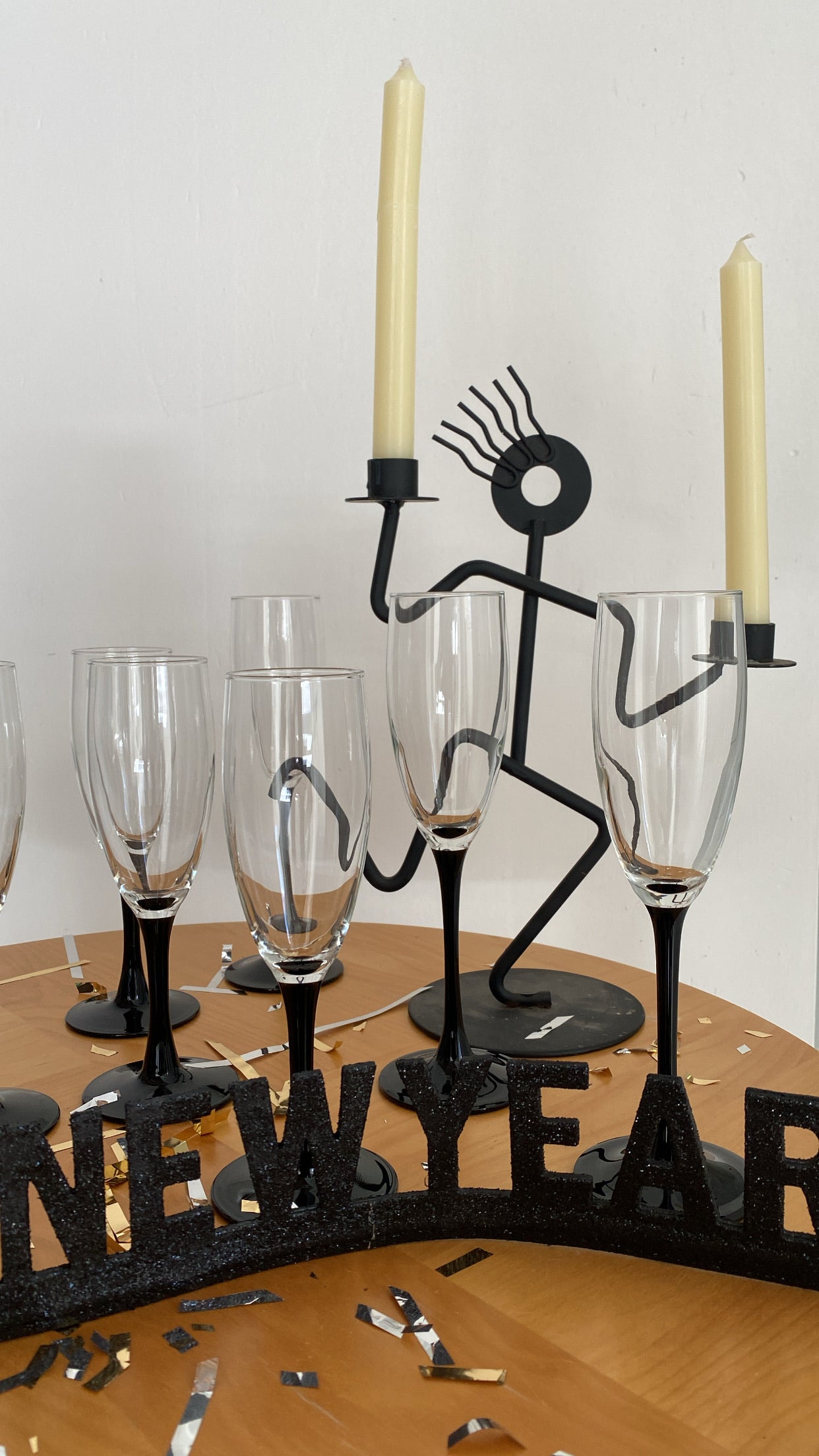 Running Man Candelabra