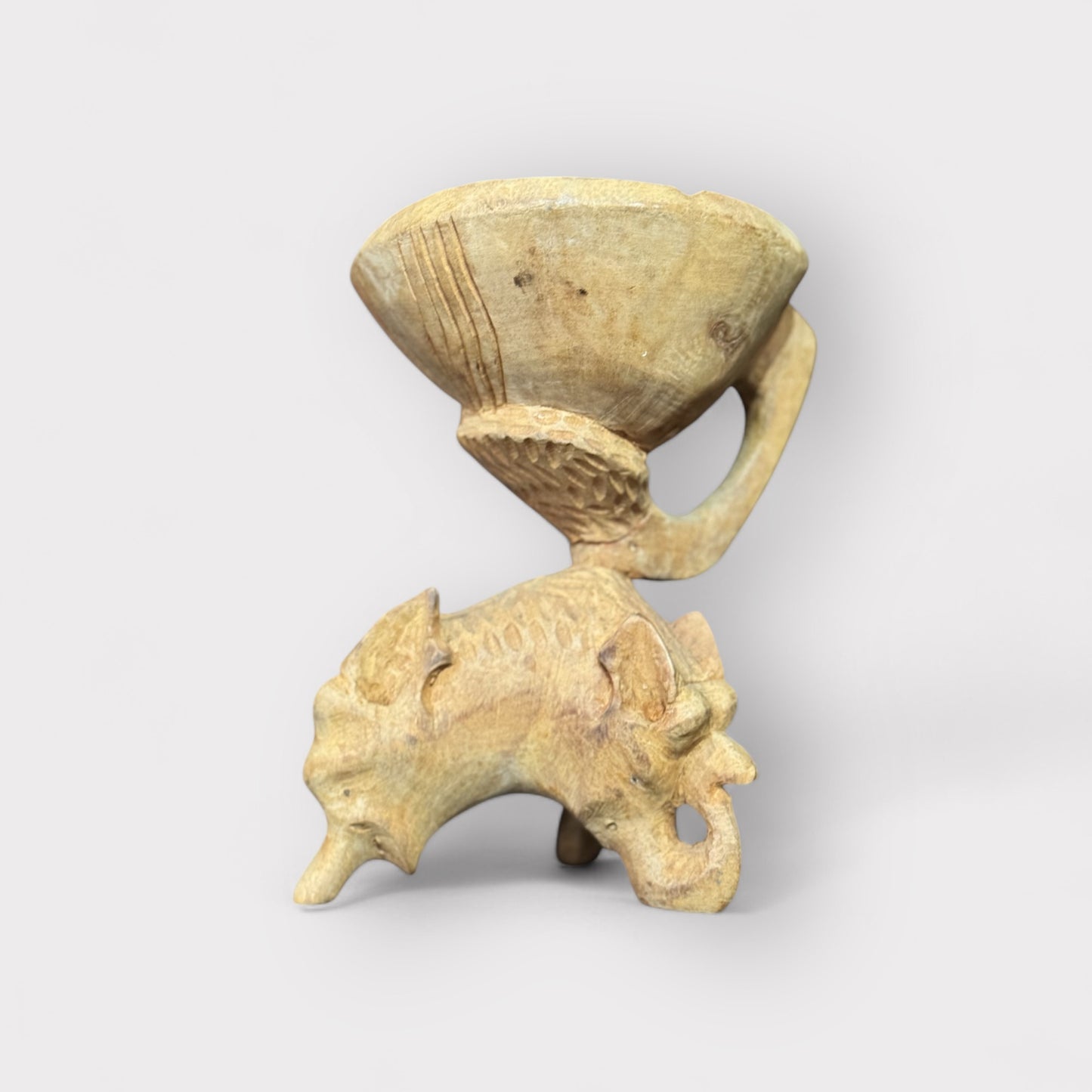 African Elephant wood Sculpture