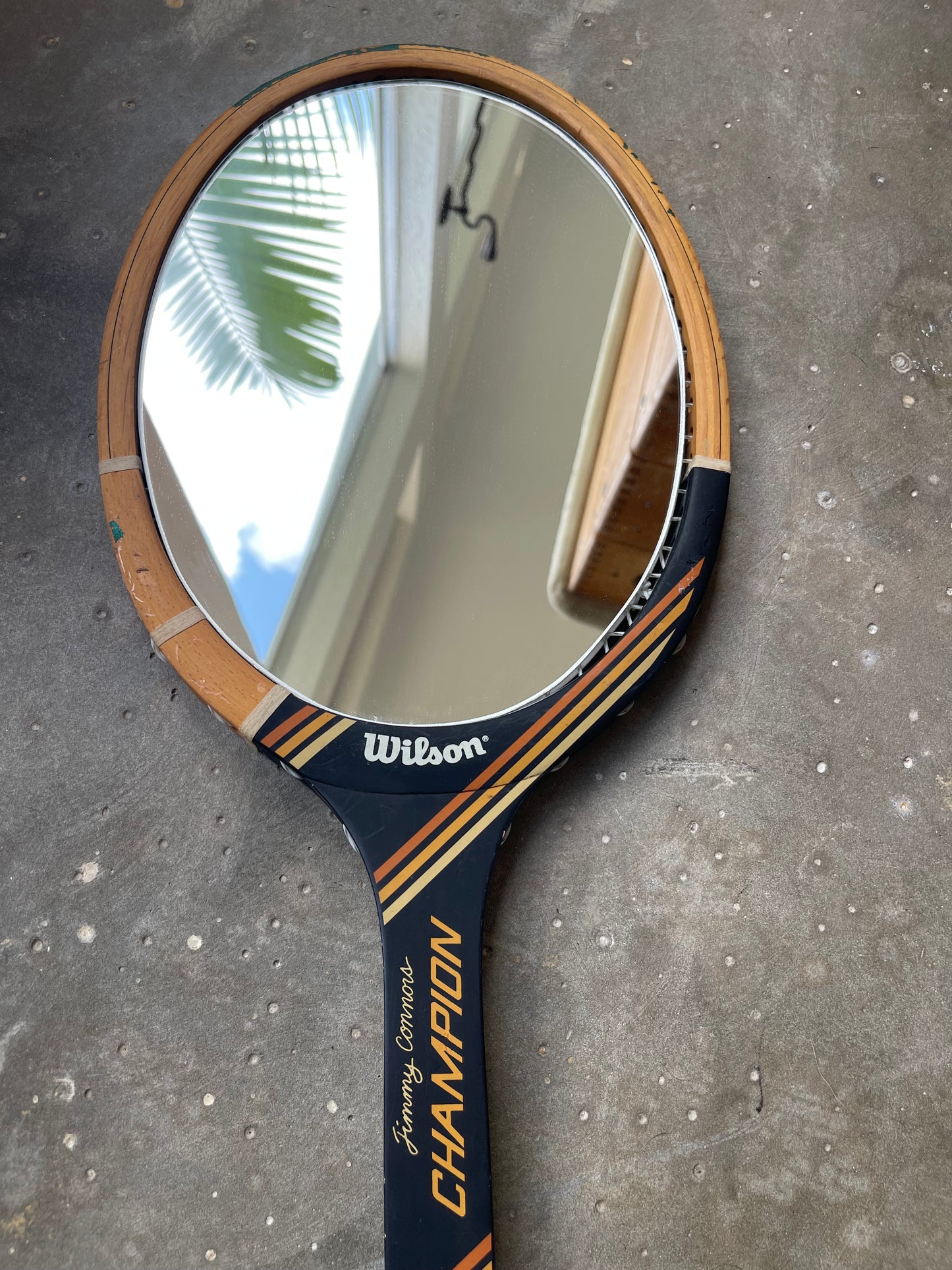 Wilson Jimmy Connors Champion Racket Mirror