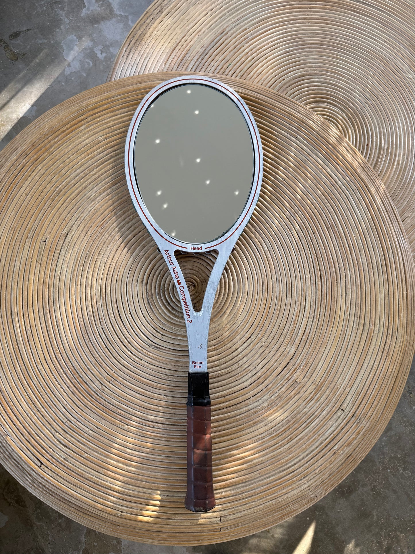 Vintage Head Arthur Ashe Competition 2 Racquet Mirror