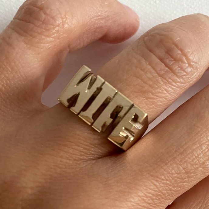 BRASS WIFE RING