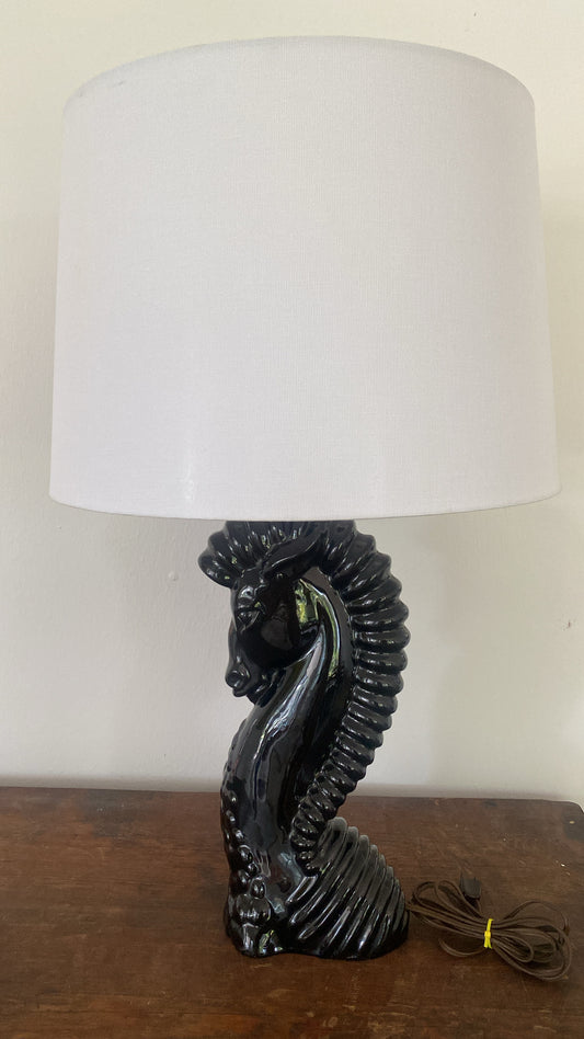 Art Deco Spartan Horse Lamp