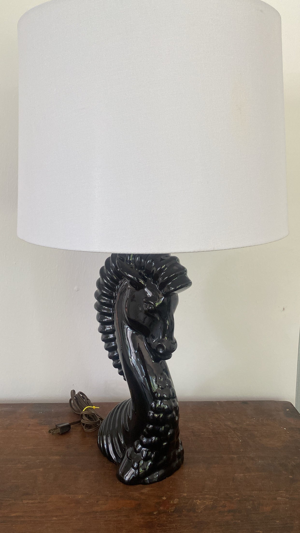 Art Deco Spartan Horse Lamp
