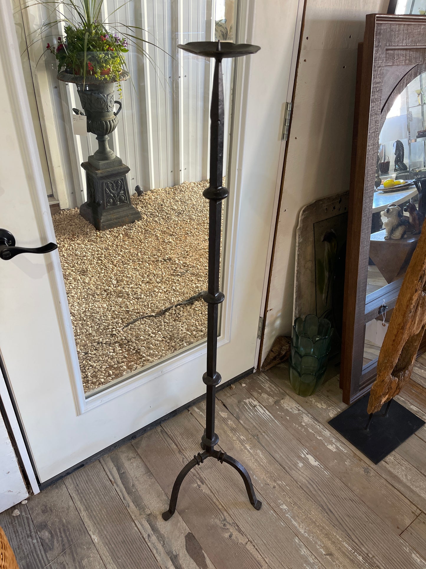Iron Candle Holder