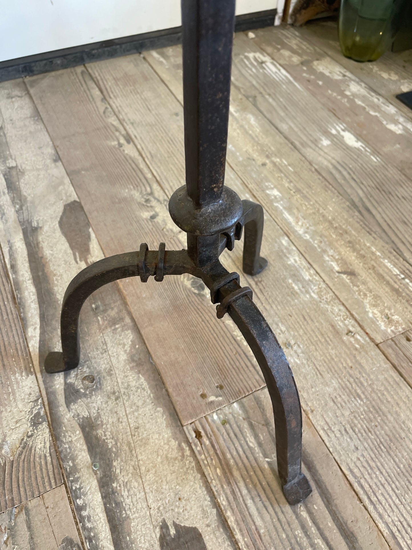 Iron Candle Holder