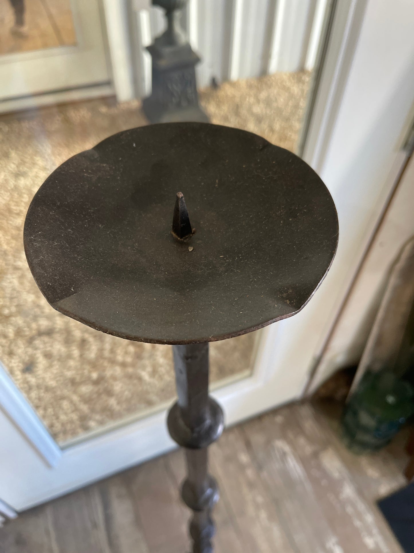 Iron Candle Holder