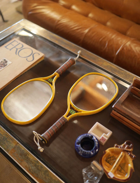 Wilson Yellow Racket Mirror